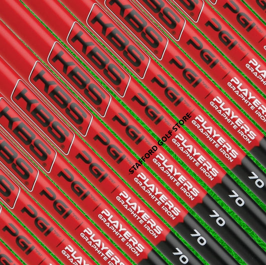 Golf Iron Shaft Set - Graphite, Taper Tip, Multiple Flex & Weight Options
