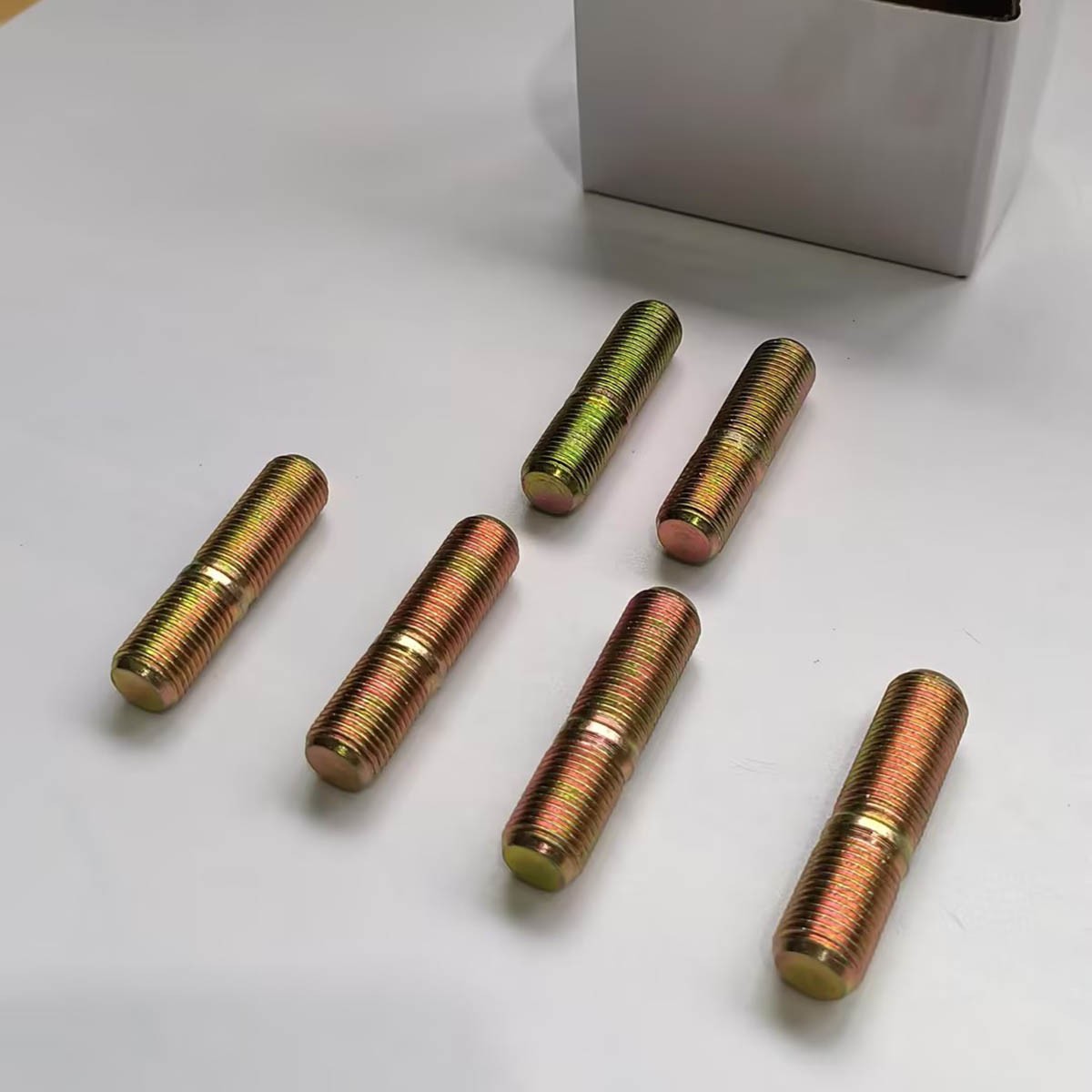 6 Pack Trailer Wheel Lug Bolts - Fits Hubs 1/2 Inch-20 x 2 Inches Replacement