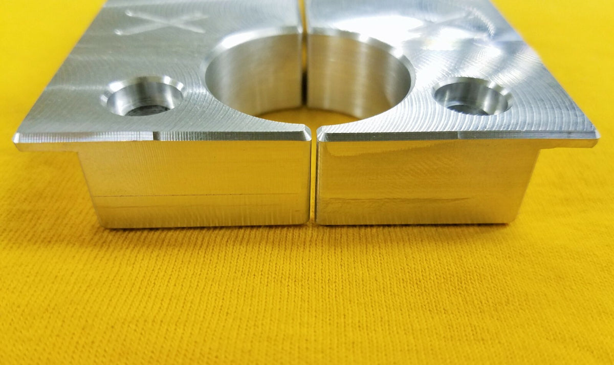 Fox Float X Shock Rebuild Vise Clamp Reservoir & Shaft - Aluminum CNC Tool
