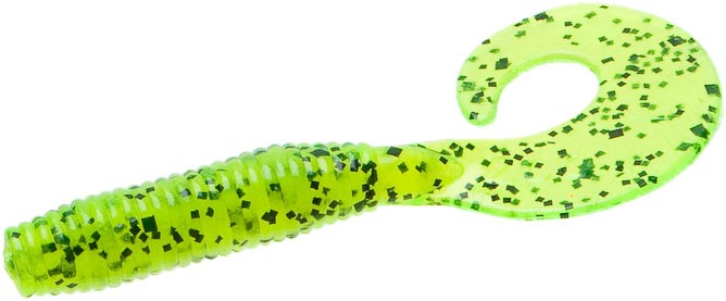 Fishing Soft Plastic Baits - 3 Inch Curly Tail Grubs 10 Pack for Bass & Panfish