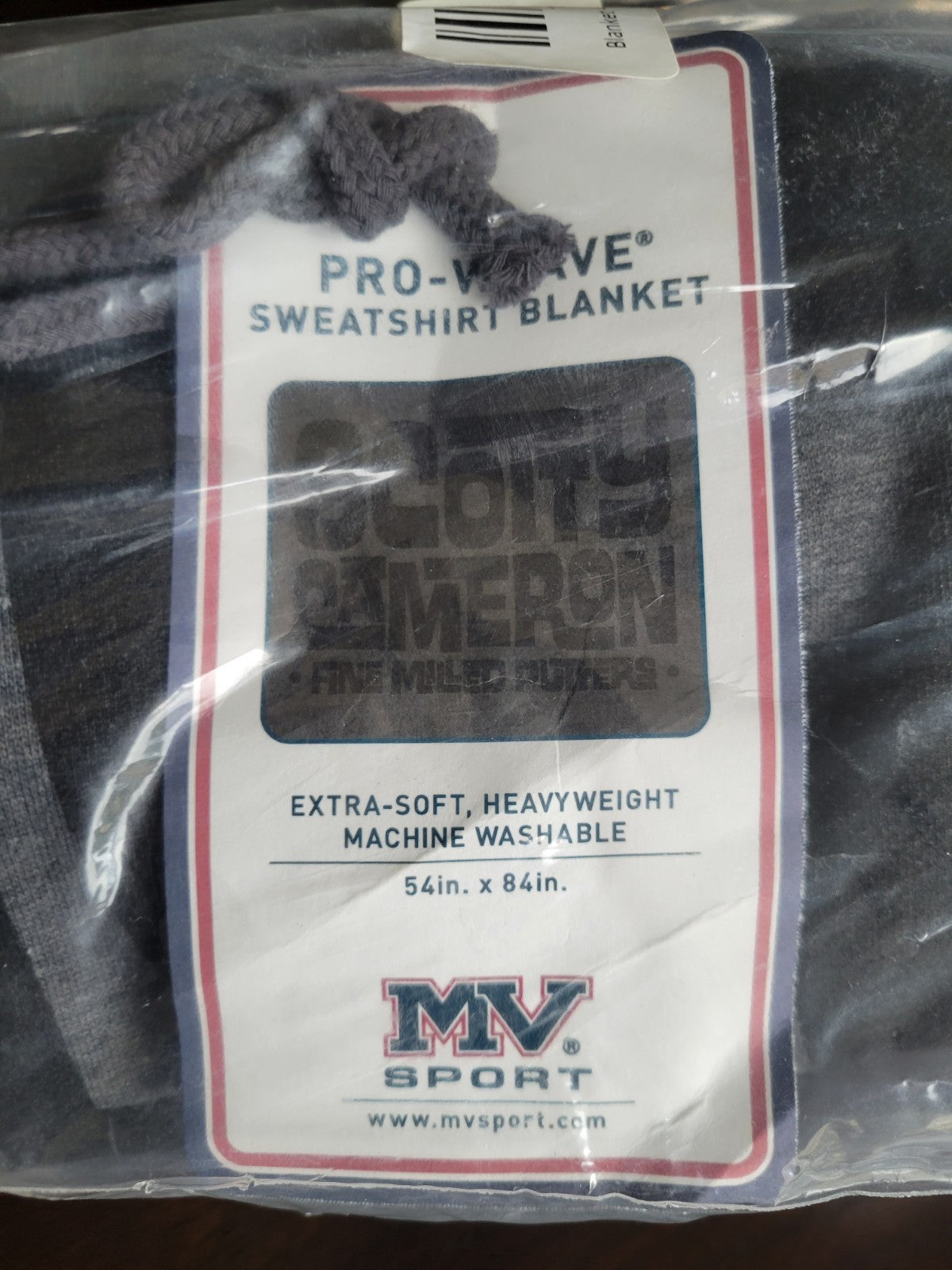 Charcoal Fleece Car Blanket 54x84 Inches - Scotty Cameron Laguna SC