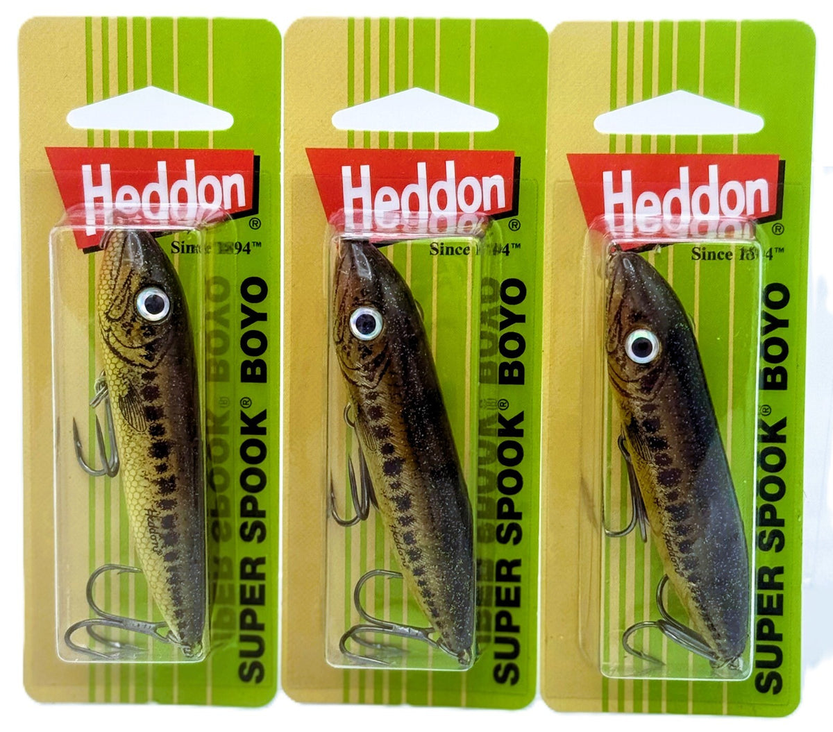 3-Inch Topwater Bass Lure - Pack of 3 Spook Style Fishing Baits