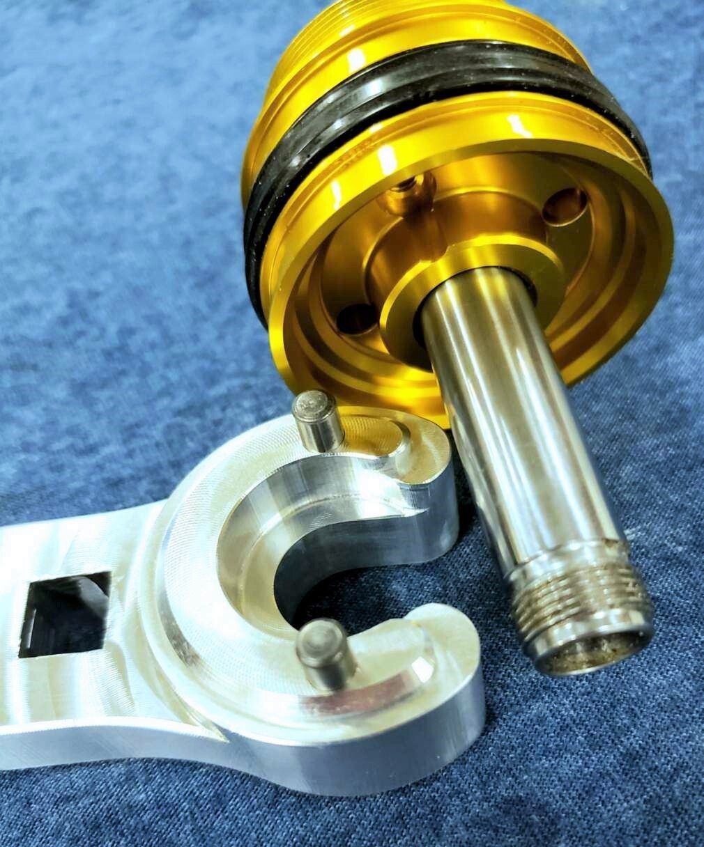 Wrench for FOX Float X Shock Bearing Housing Removal - Pin Spanner Tool