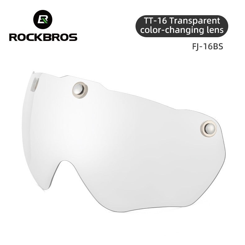Cycling Helmet Goggle Lenses - Transparent, Yellow & Gray for Helmet Accessories