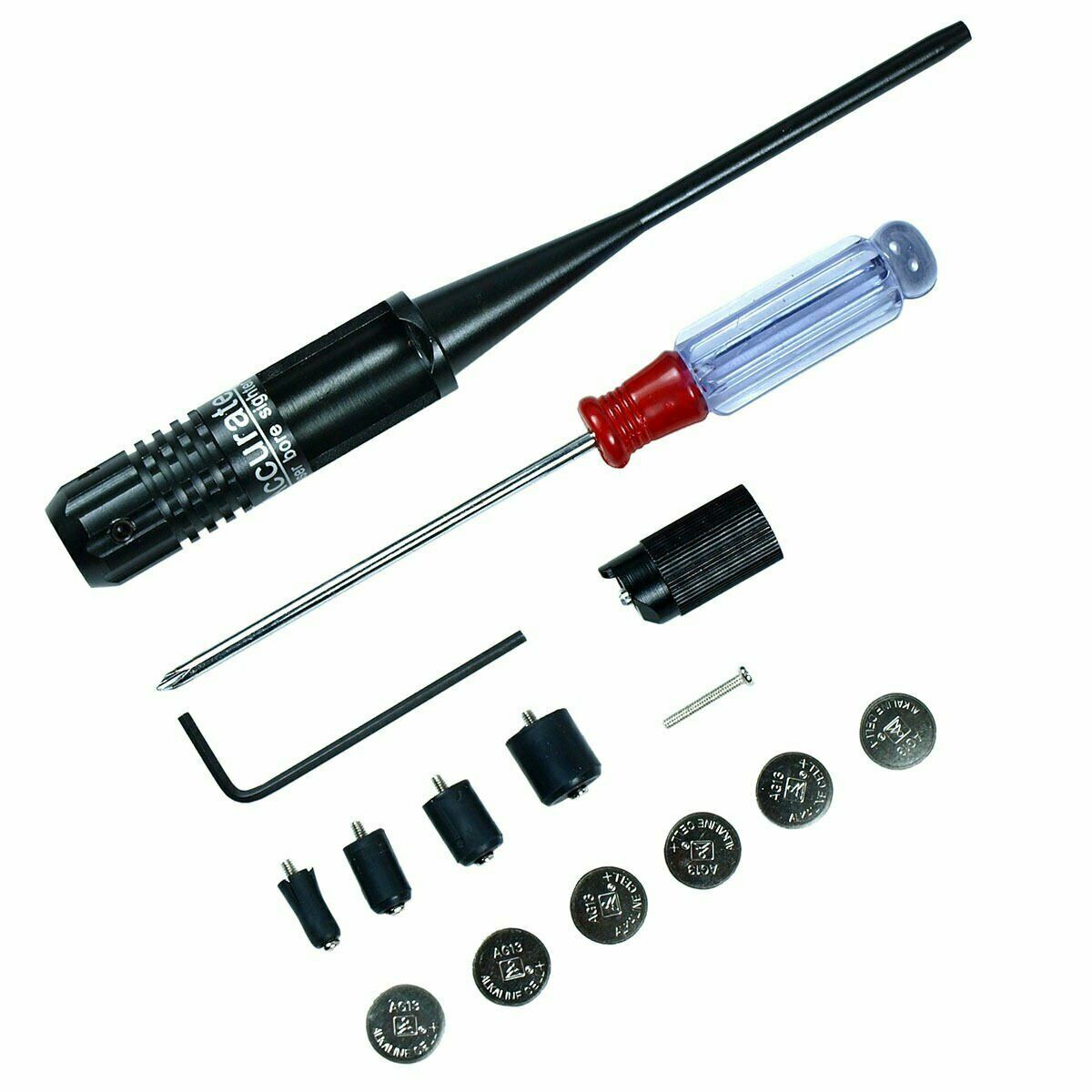 Laser Kit for .22 to .50 Caliber Rifles and Handguns - Red Collimator