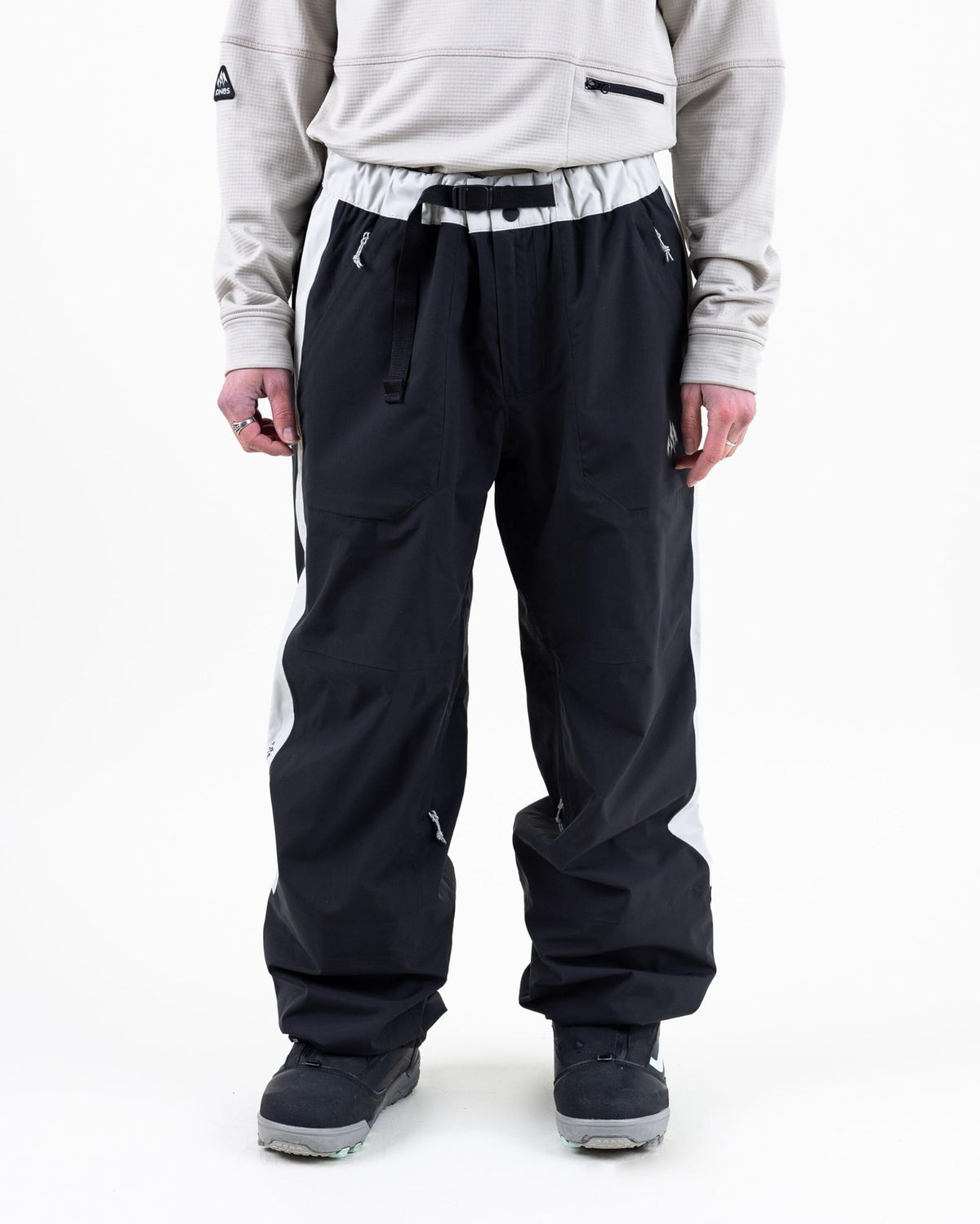 Unisex Snow Pants with Recycled 20K/20K Waterproof Breathable Fabric - Baggy Fit