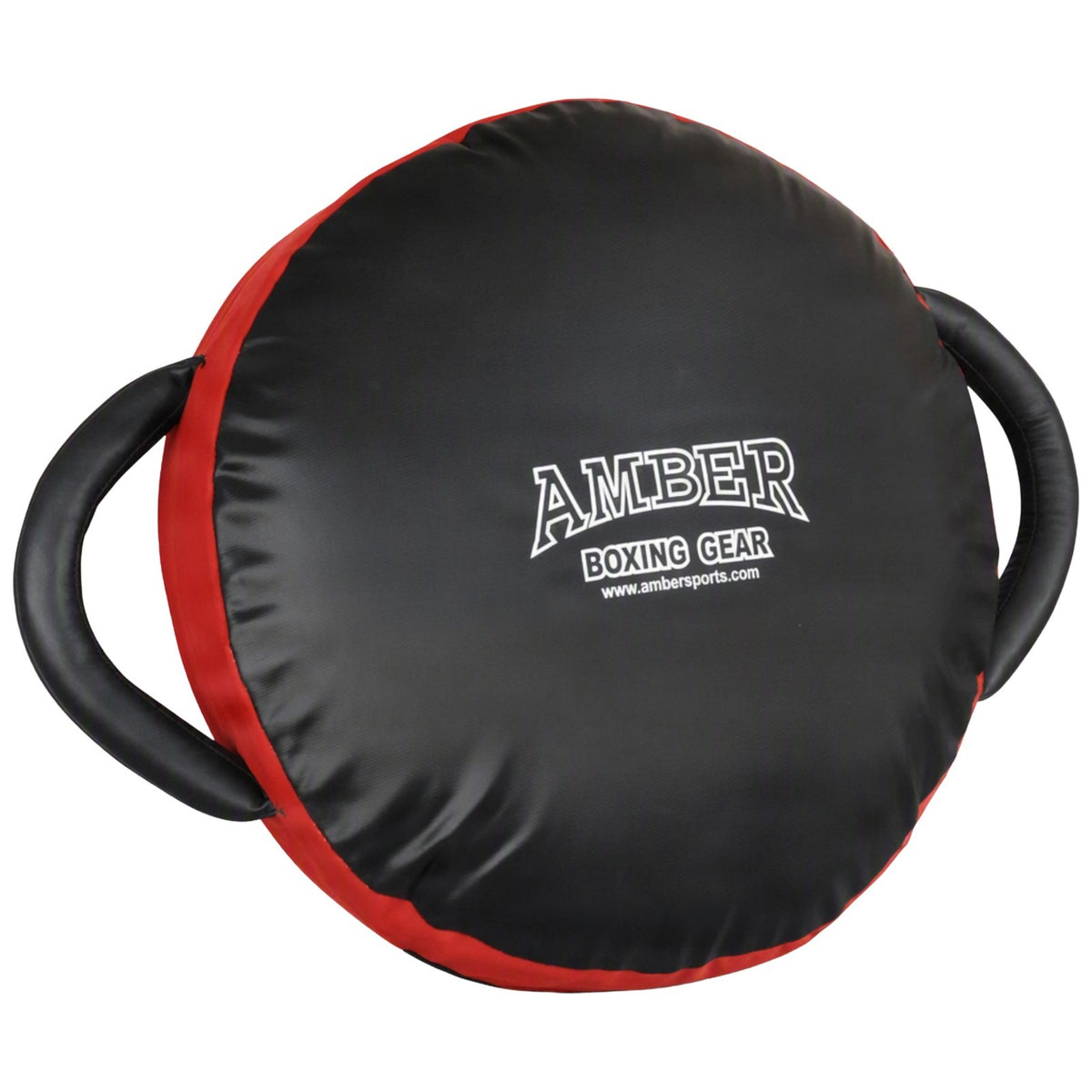 Amber Round Punch Shield for Martial Arts Training - Durable Vinyl-Coated Nylon