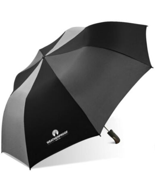 Weatherproof 56-Inch Auto Folding Golf Umbrella Windproof Large Coverage