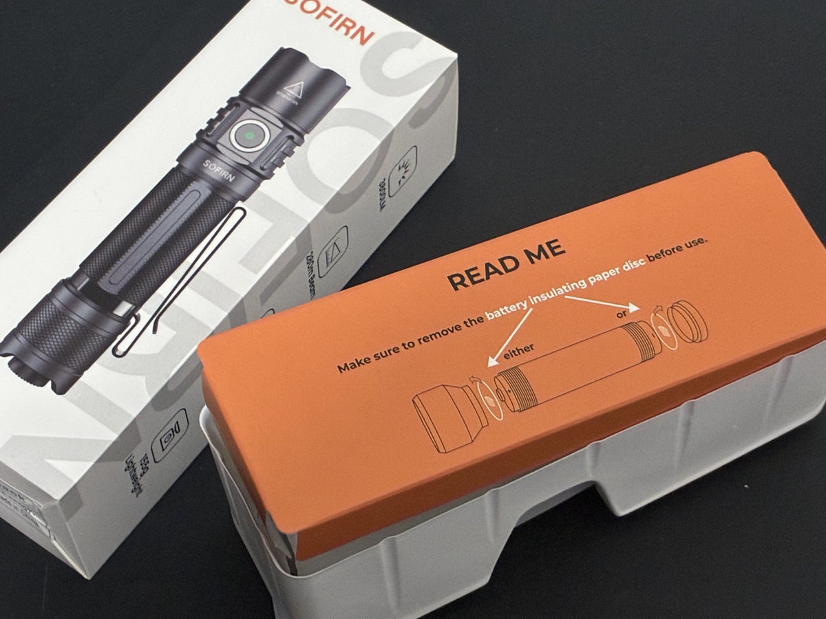 Tactical EDC Flashlight 3800 Lumens Rechargeable USB-C Dual Switch