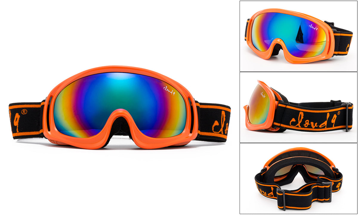 Kids Snow Ski Goggles Dual Lens Youth Ski Goggle with Pouch - Multiple Colors
