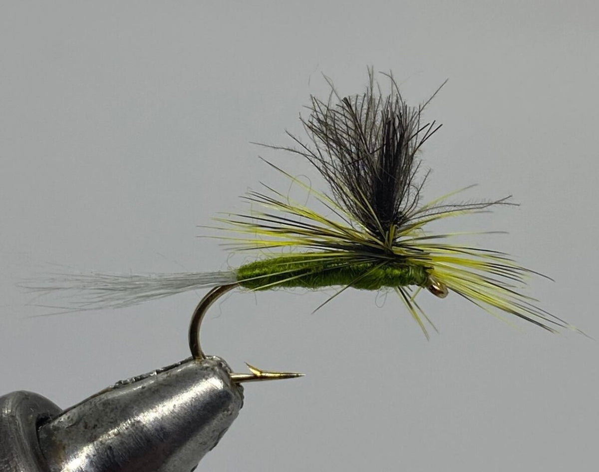 Fly Fishing CDC Parachute Green Drake Dry Flies - Multiple Sizes - Strike Fly Company