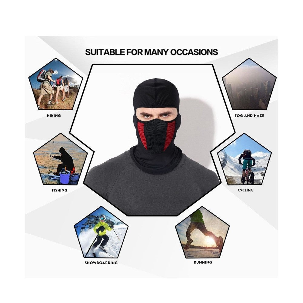 Breathable Windproof Full Face Mask for Ski Motorcycle Hunting Balaclava