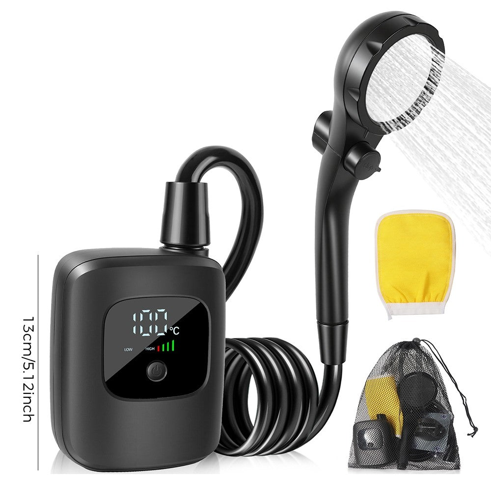 Portable Camping Shower Pump Kit for Outdoor Travel and Hiking