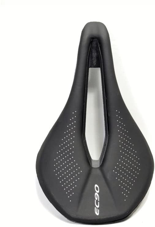 Road Bike Saddle - Lightweight Short Nose Design, 143mm Wide, 240mm Long