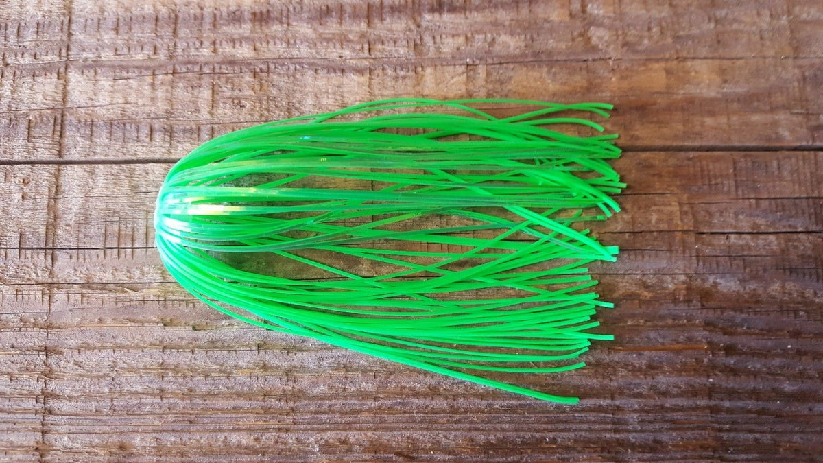 10 Pack Silicone Fishing Skirts 4 Inch for Jigs and Buzzbaits - Multiple Colors
