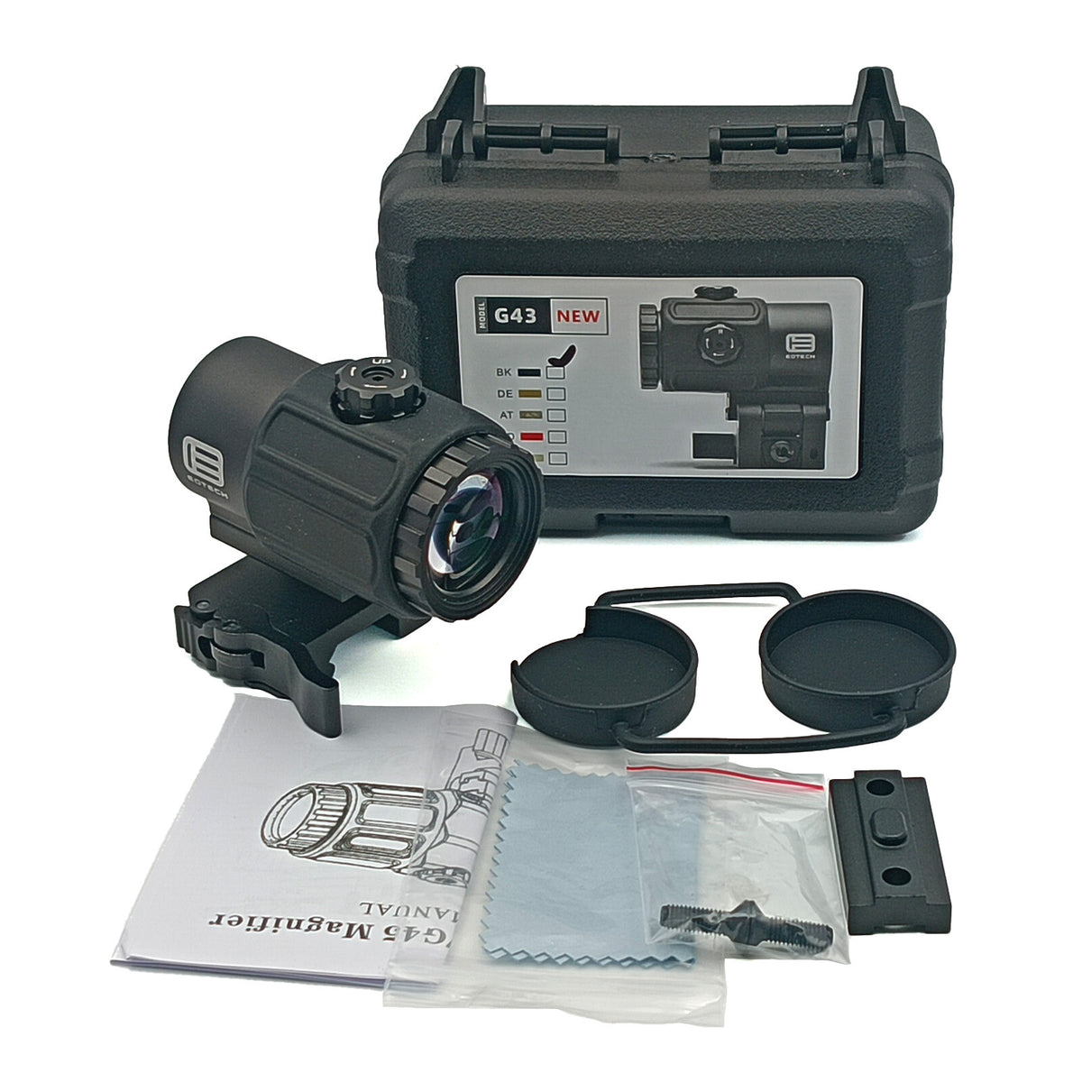 3X Micro Tactical Magnifier with Quick Detachable Side Mount for Red Dot Sights