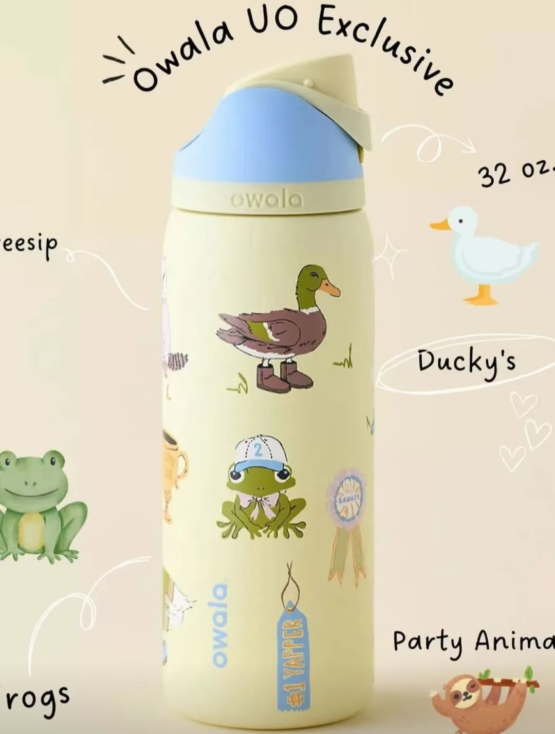 32oz Stainless Steel Water Bottle with Straw - Vibrant Yellow, BPA-Free, Outdoor & Sports Hydration