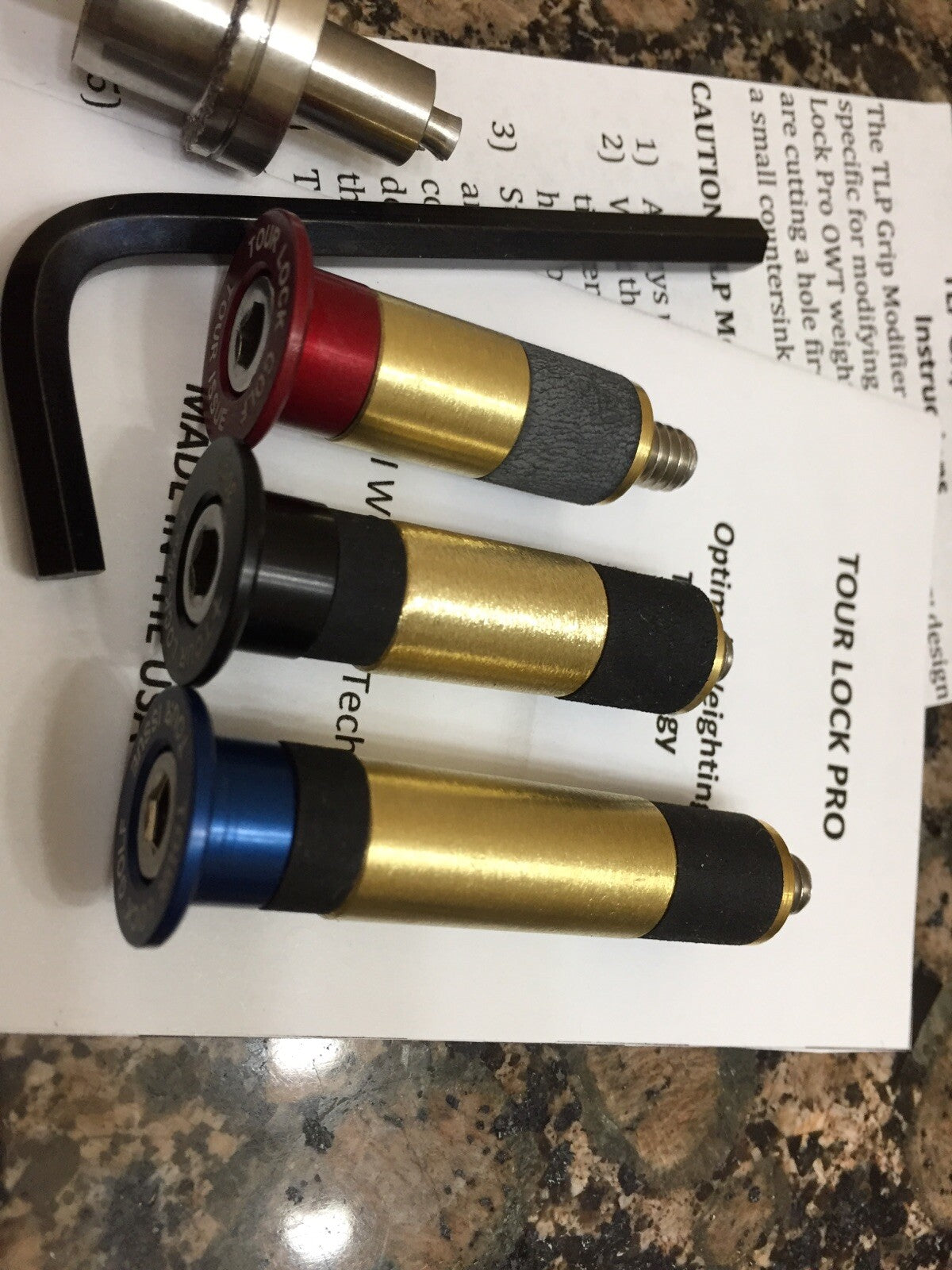 Golf Club Counter Balance Weights Set 20g, 30g, 40g with Tools & Manual