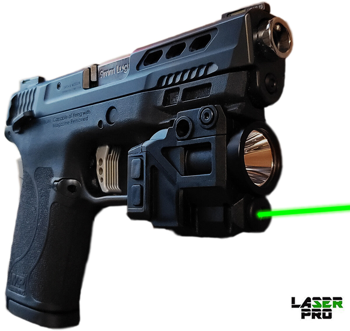 Rechargeable Green Laser & LED Sight for Pistols with 200 Lumens Light, Compatible with Taurus G2 G3 G2C G2S PT24/7