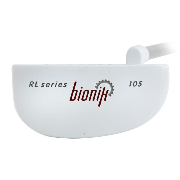 White Right-Handed 33-Inch Teenage Golf Putter - Semi Mallet Design