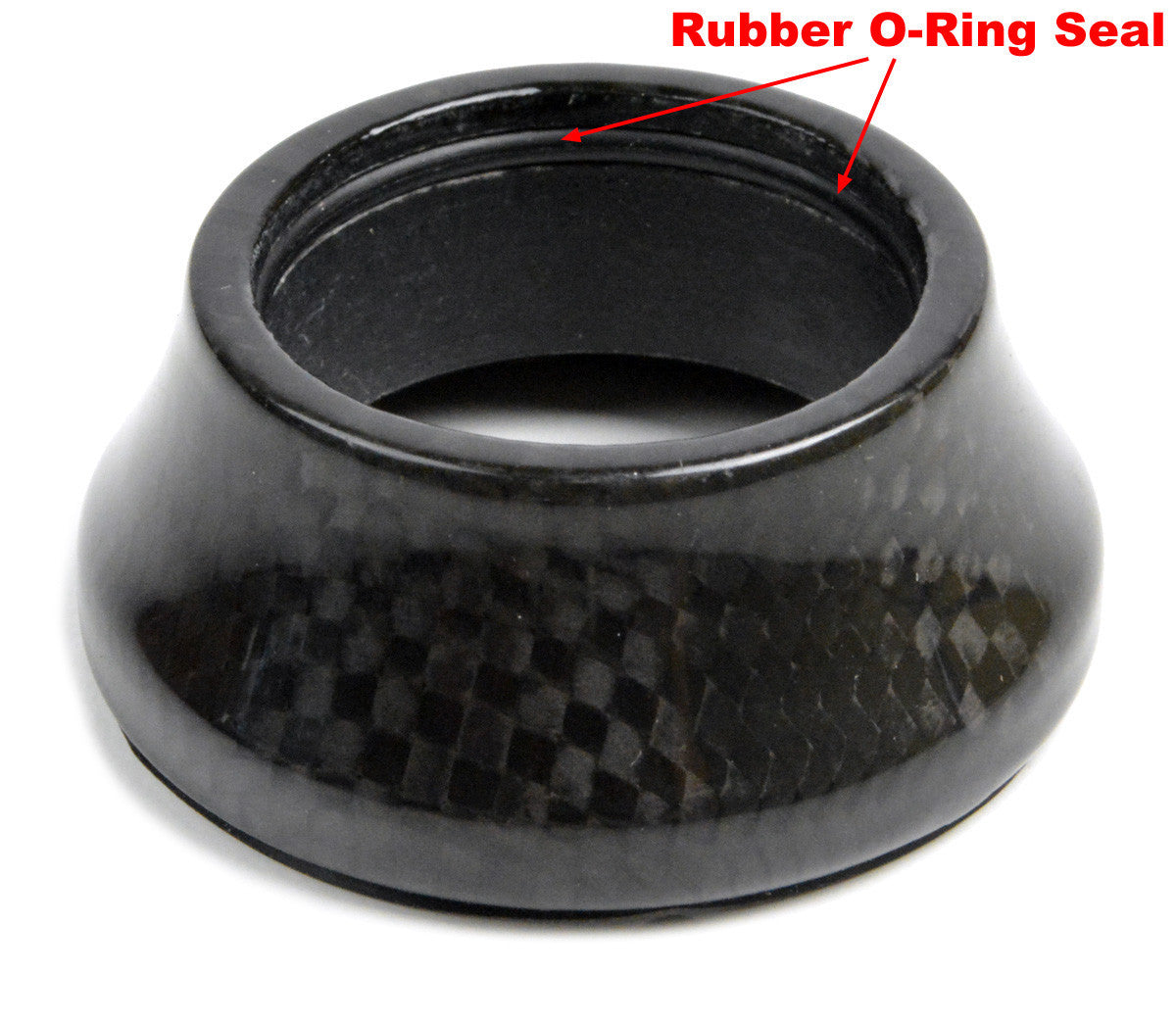 Lightweight 1-1/8" Carbon Fiber Headset Spacer 25mm for Bicycle