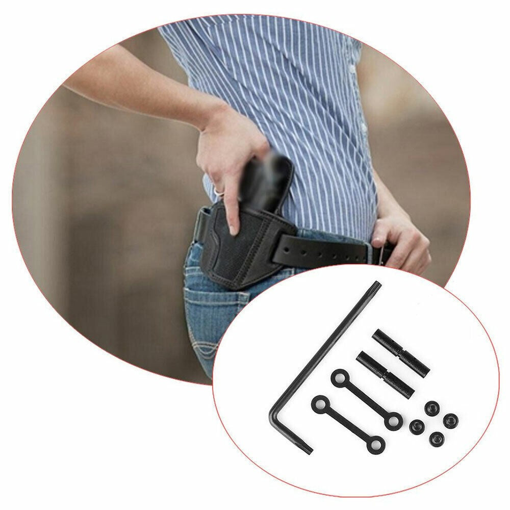 Anti-Walk Trigger Pins Kit for .154 Small Pinholes Rifle Mounts - Black