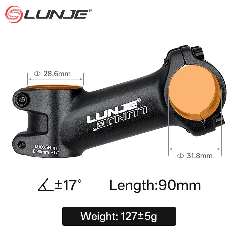 Ultralight MTB Bike Stem 10°-35° Angles for 31.8mm Handlebar, 60-110mm Lengths
