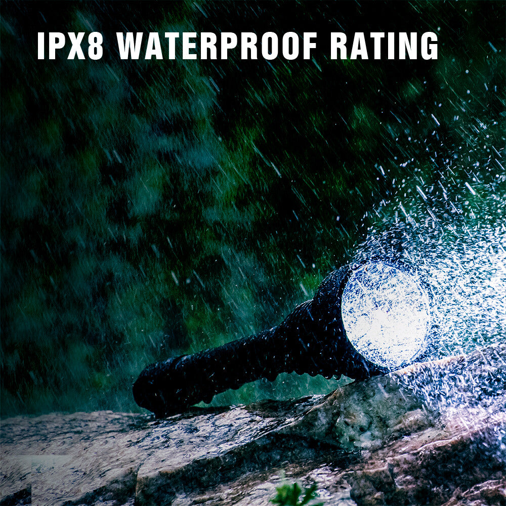Waterproof Tactical Flashlight 2300 Lumens Hunting & Searchlight