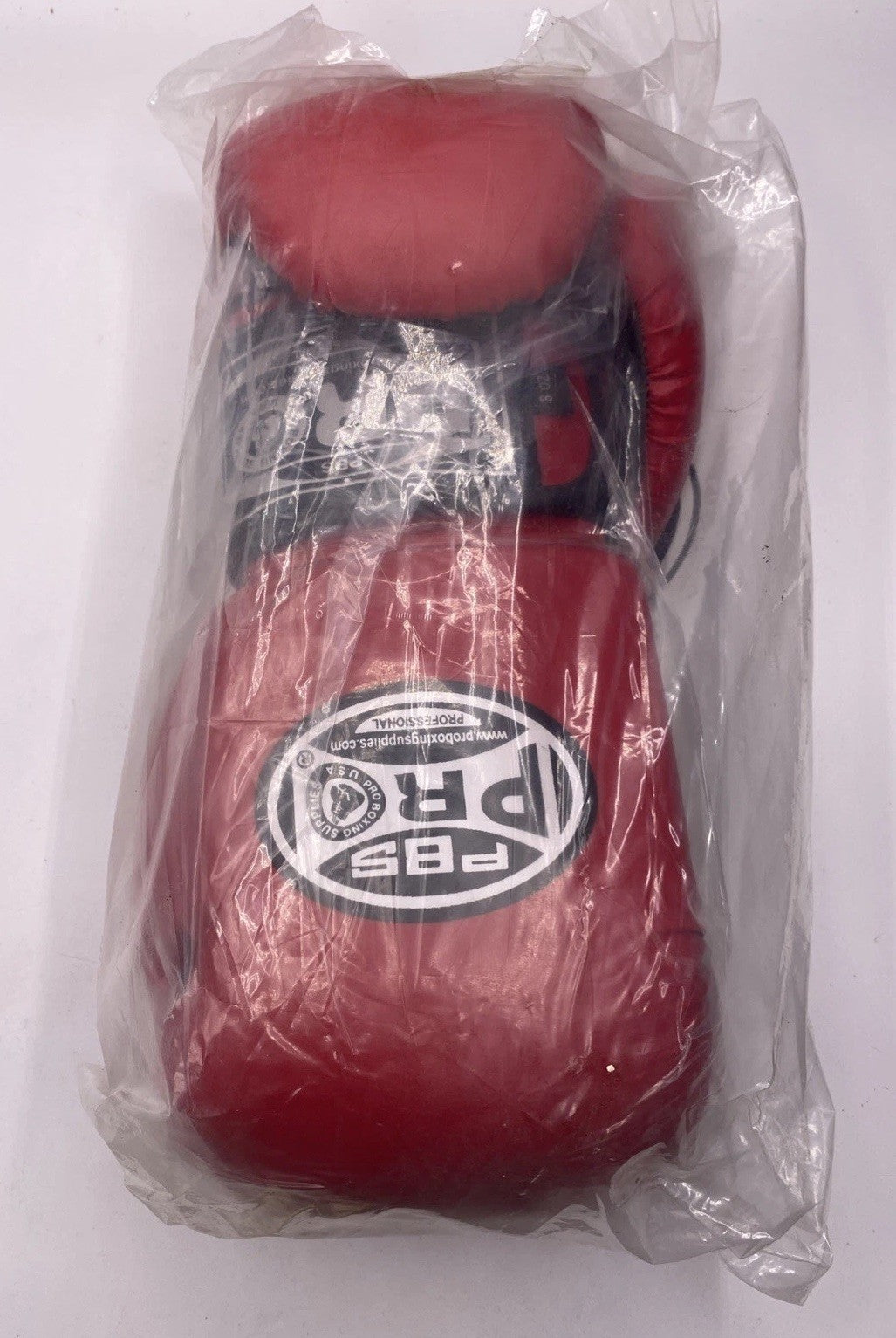 8 oz Boxing Gloves for Training Sparring Black Red - Pro Boxing Supplies ATL125