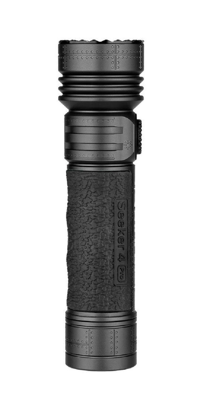 High Power Tactical Flashlight 4600 Lumens with Holster - Seeker 4 Pro