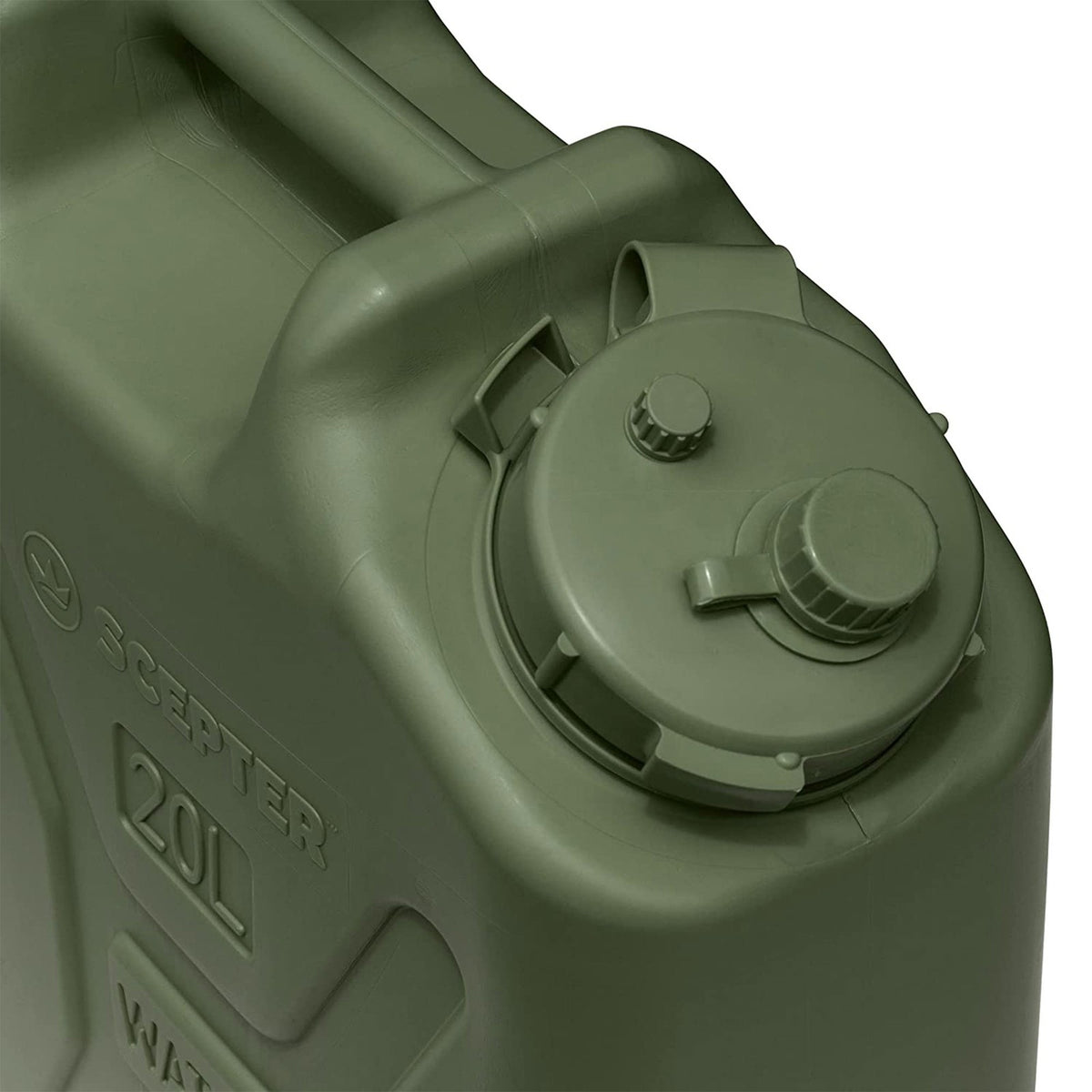 5 Gallon Water Storage Container - Portable BPA-Free Water Jug for Camping & Emergency