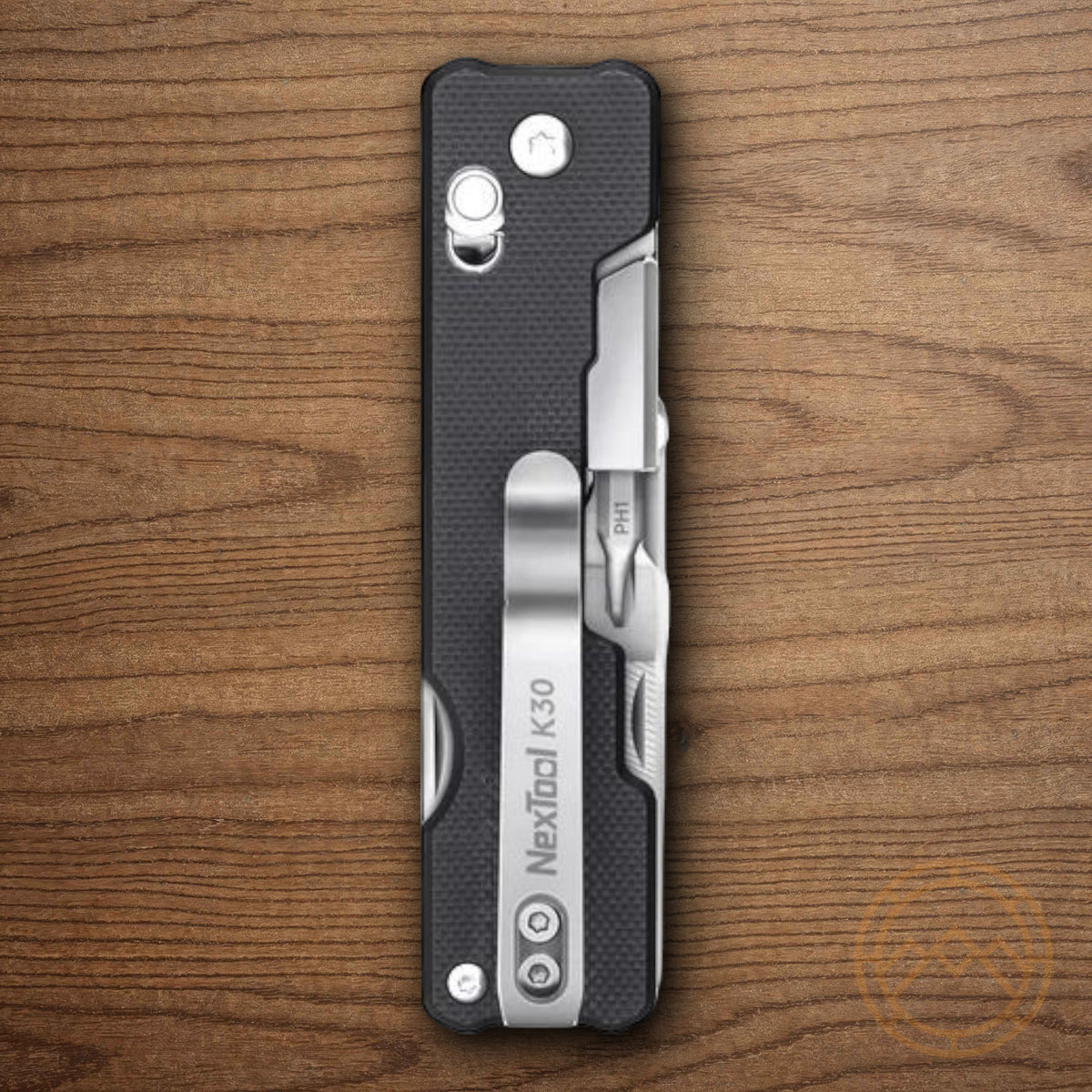 Multi-Tool with Scissors and Blade - Black G10 Handle, Pocket Size
