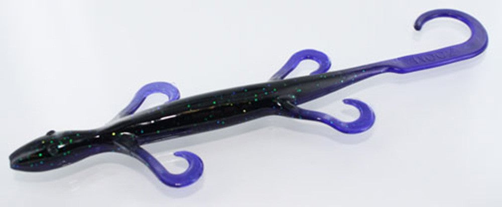 8 Inch Soft Plastic Creature Bait Pack for Bass Fishing - Lizard Lures