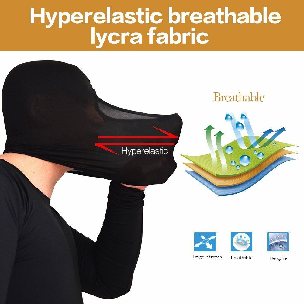 Full Face Balaclava Mask for Men Women UV Sun Wind Cold Ski Cycling Outdoor