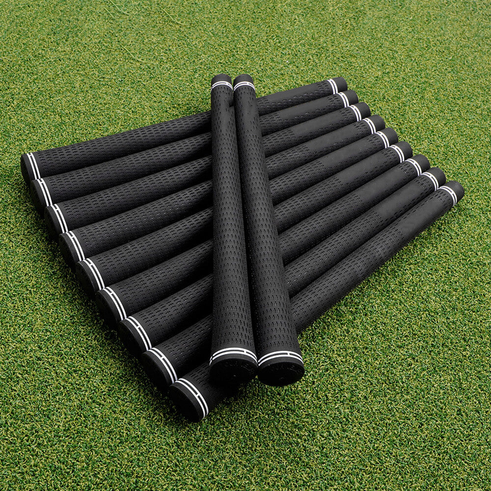 13 Pcs Golf Club Grips Rubber Non-Slip Midsize Jumbo Standard - All Sizes Included