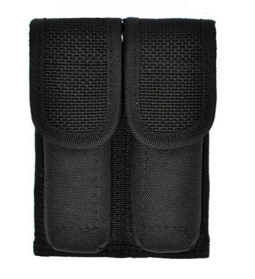 Double Magazine Pouch Holster for 9mm/40 Caliber Pistols - Tactical OWB Belt Carry