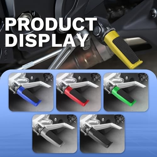 Motorcycle Footpegs Front Passenger Set for Honda CB125R CB300R CB1000R