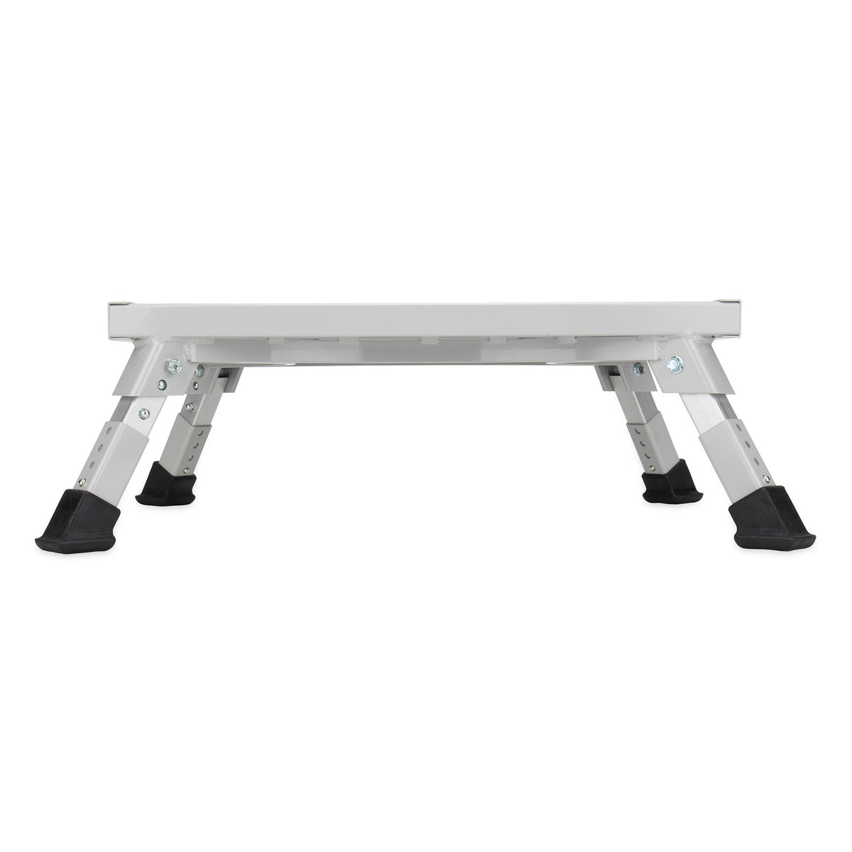 Adjustable Aluminum Step Stool for RV and Home Use - Foldable, Non-Slip
