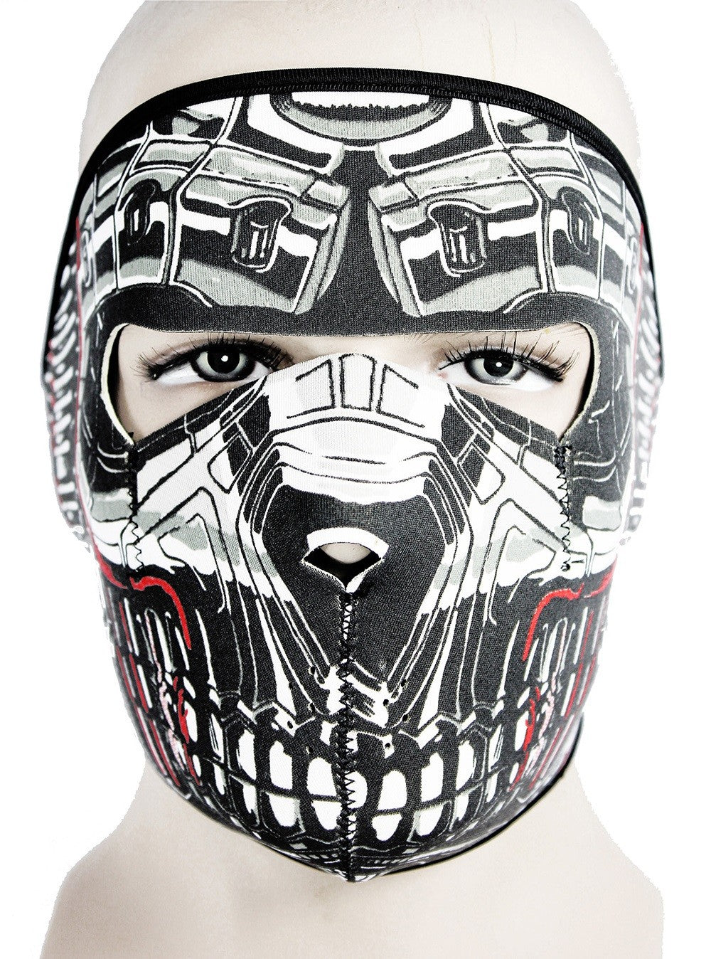 Halloween Skeleton Ghost Skull Face Mask Unisex Balaclava for Outdoor & Cosplay