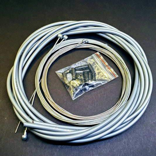 Complete Bicycle Brake and Gear Cable Kit for Road and MTB Bikes