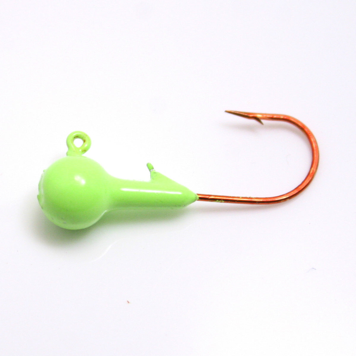 13 Pack 1/64 Oz Painted Round Head Crappie Fishing Jigs with Aberdeen Hooks