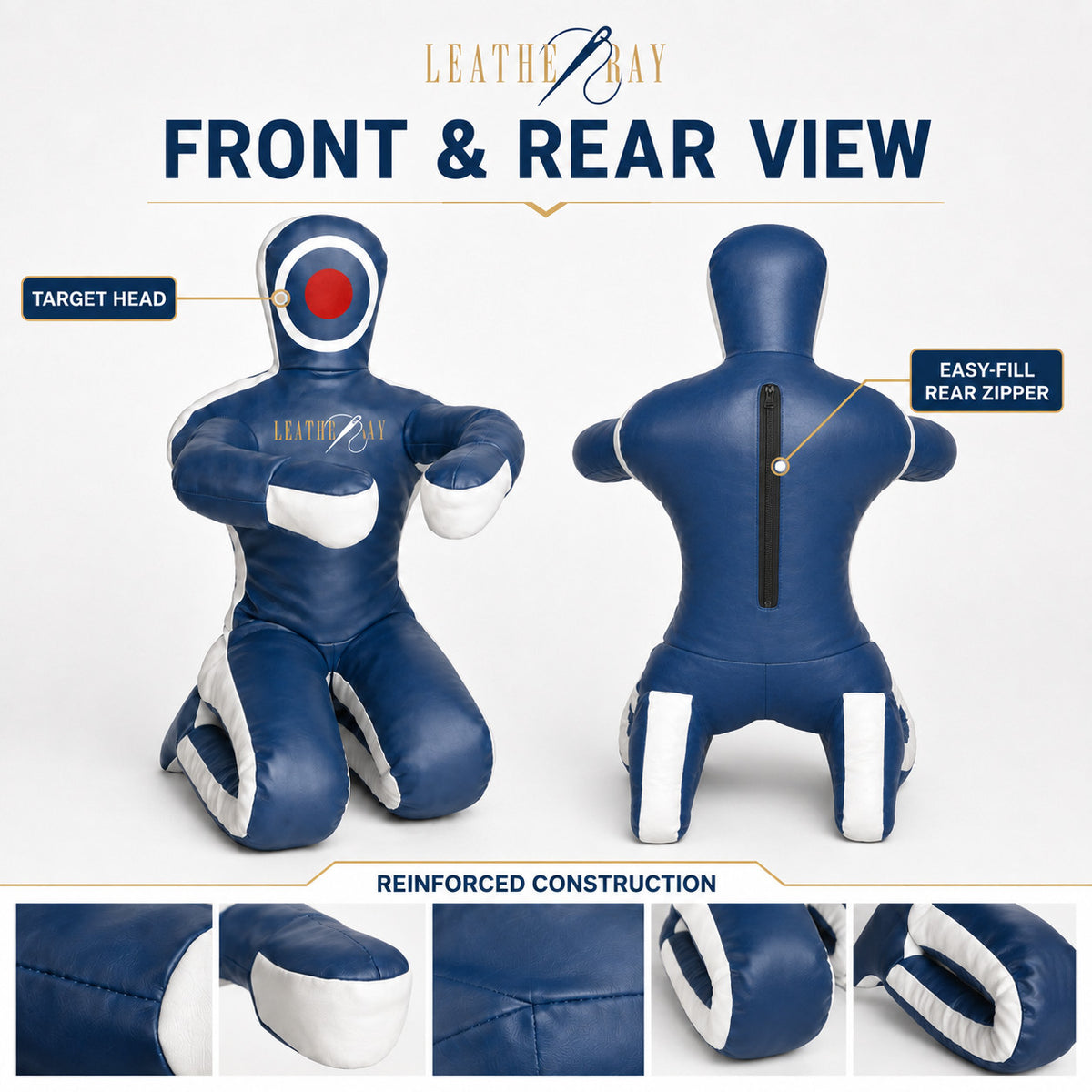 Martial Arts Grappling Dummy Unfilled Vinyl Training Mannequin for MMA Jiu Jitsu Wrestling