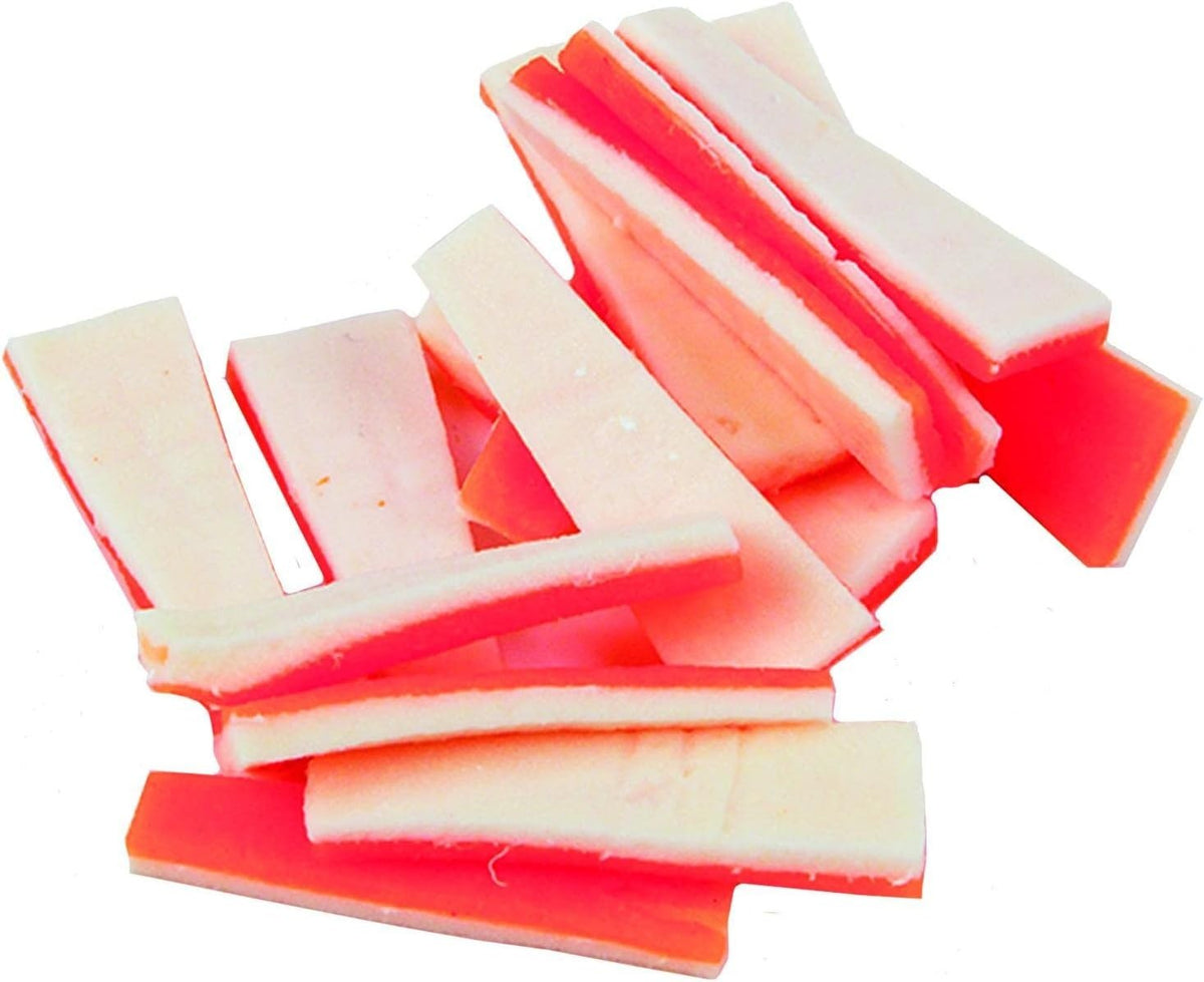 Long-Lasting Saltwater Fishing Bait Strips - 15 Orange Sand Flea Attractants