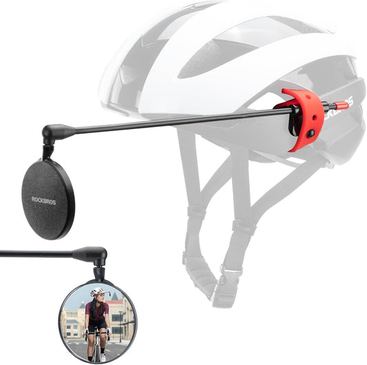 Bike Helmet Mirror 3.8cm HD Clear Imaging Flexible Detachable Frame