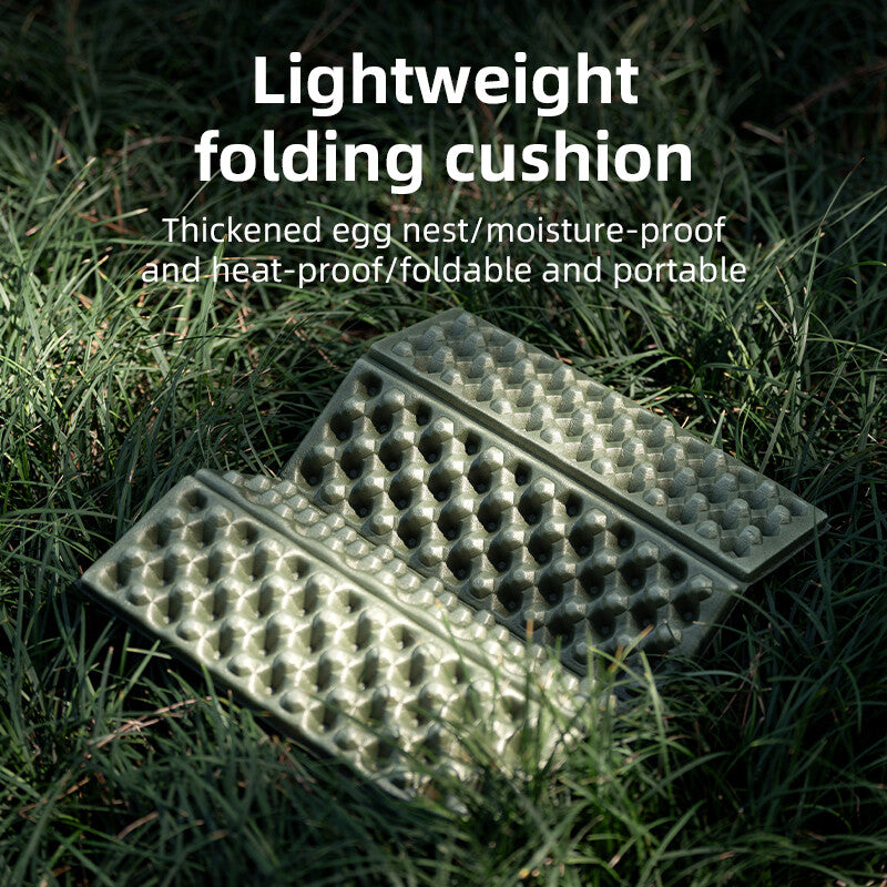 Foldable Camping Seat Cushion with Insulation and Breathable Foam - Lightweight Portable Pad