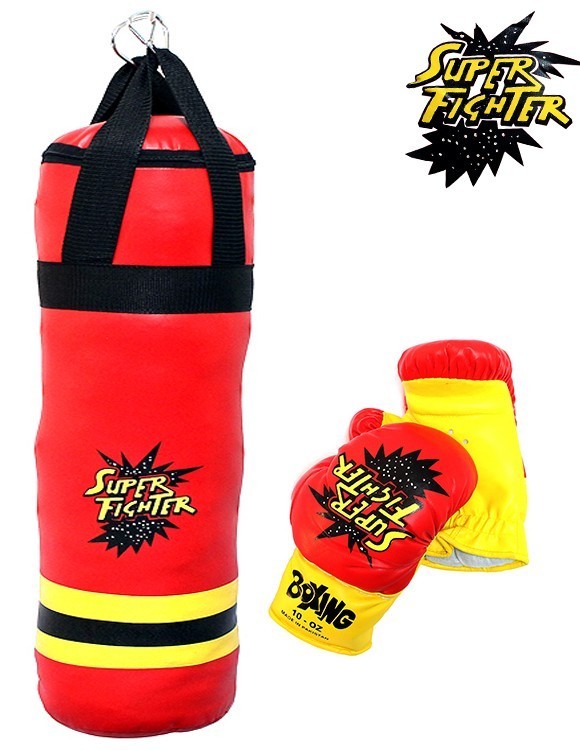 Children's Boxing Set with Gloves and Punching Bag - 8 oz, 25 Inch