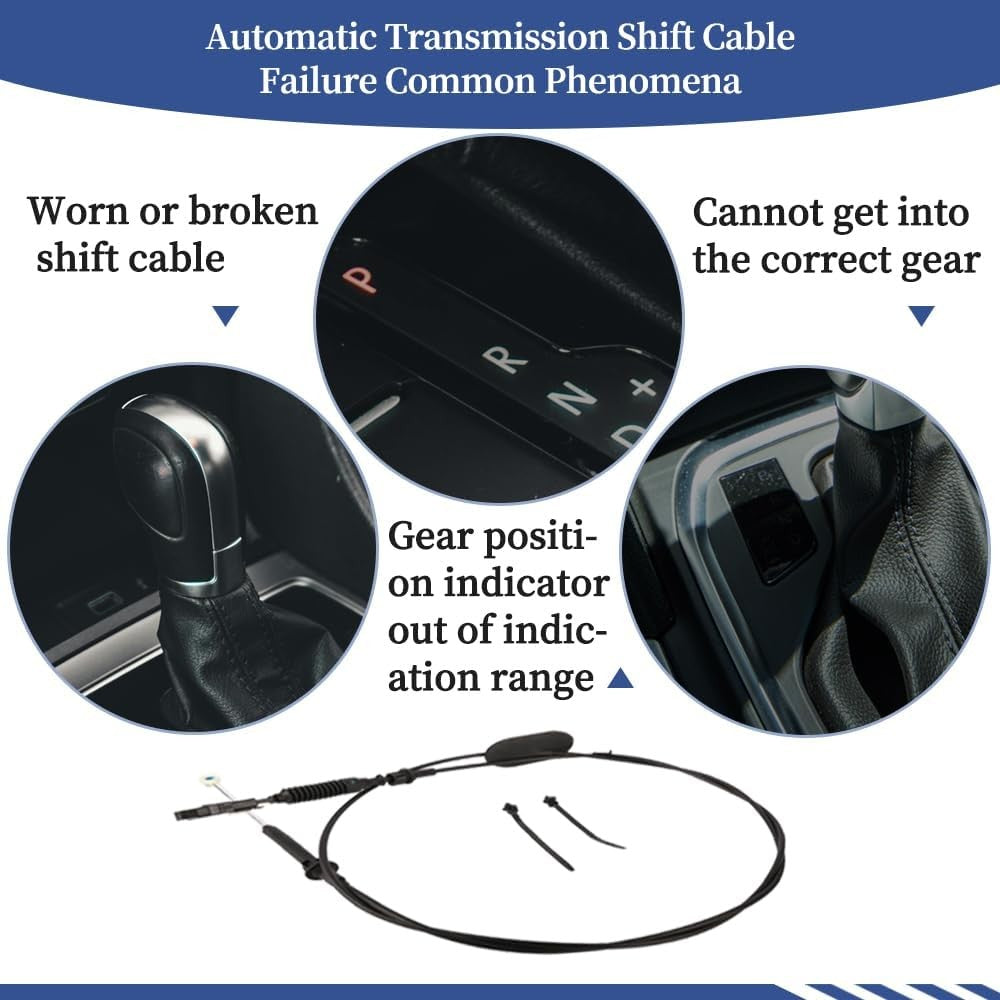 Automatic Transmission Gear Shift Cable Compatible with Chevrolet C1500