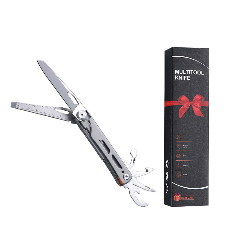 11-in-1 Multi-Function Stainless Steel Camping Multi-Tool Pocket Knife