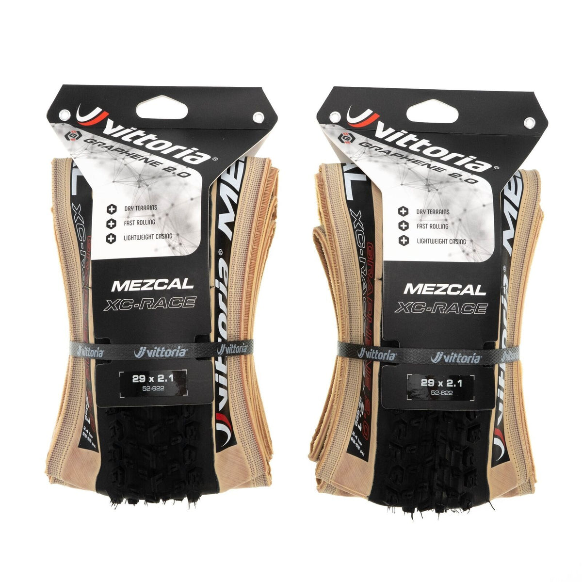 Vittoria Mezcal III G2.0 29-Inch XC Race Bicycle Tire - Multiple Sizes & Quantities