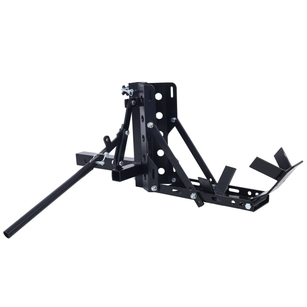 Heavy Duty Motorcycle Trailer Hitch Carrier 800Lbs 2-Inch Receiver Steel